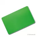 Plastikkarte Grün Matt
